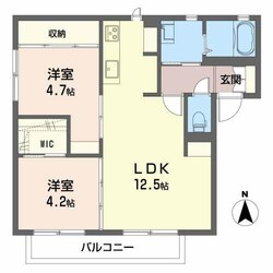 メゾン山下（Ｓ）の物件間取画像